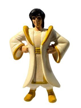 Disney Aladdin Prince Figurine 1996 McDonald's Disney PVC 2.75" Cake Topper